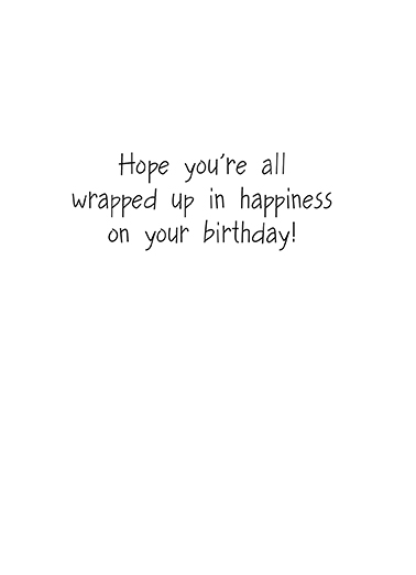 Wrapped Up Hug Ecard Inside
