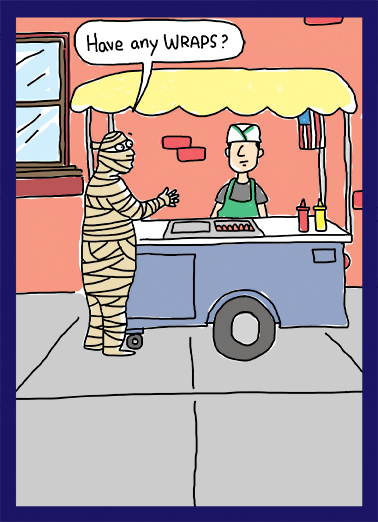 Wraps Funny Ecard Cover