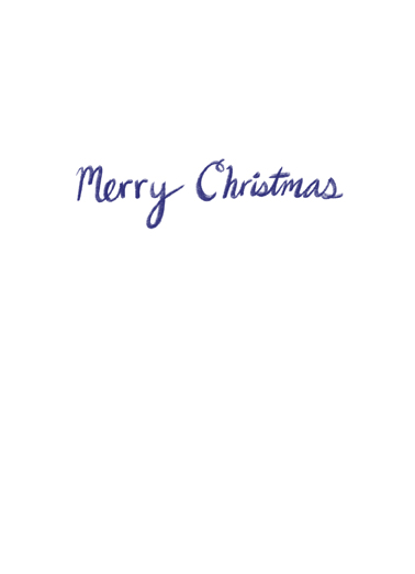 Xmas Smiles Across Miles Christmas Card Inside