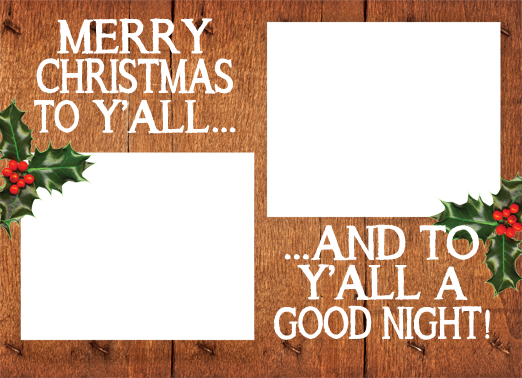 Y'All Christmas Ecard Cover