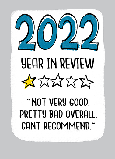 Year in Review New Year's Ecard Cover
