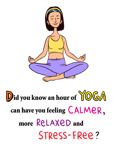 Yoga Merlot Illustration Card Cover