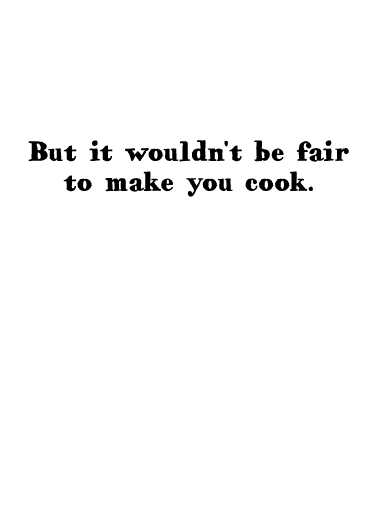 You Cook GM For Any Mom Ecard Inside