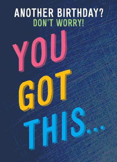 You Got This Card Birthday Ecard Cover
