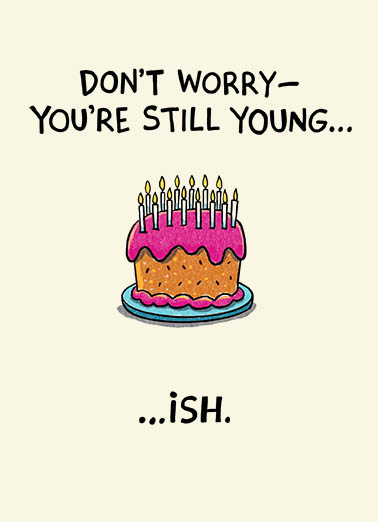 Youngish Birthday Card Cover