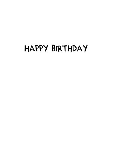 Youngish Birthday Card Inside