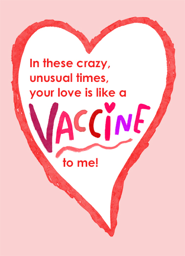 Your Val Vaccine Valentine's Day Card Cover