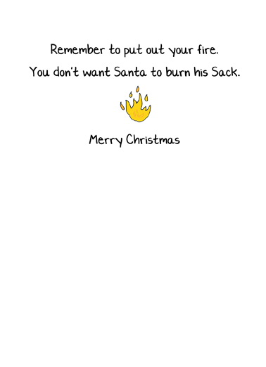Yow Santa Christmas Ecard Inside
