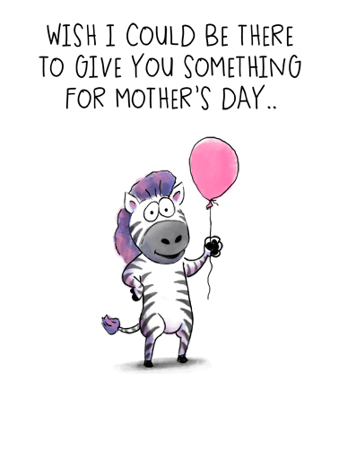 Zebra MD Mother's Day Ecard Cover