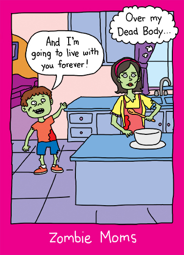 Zombie Moms Cartoons Ecard Cover