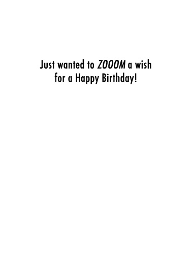 Zoo Conference Birthday Card Inside
