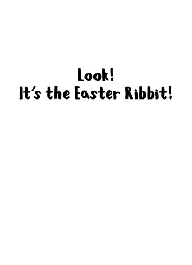 easter ribbit Easter Ecard Inside