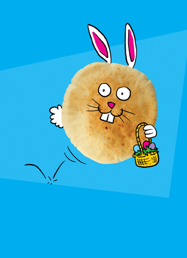 pita cottentail Easter Ecard Cover