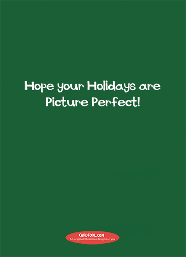 santa selfie vertical  Card Inside